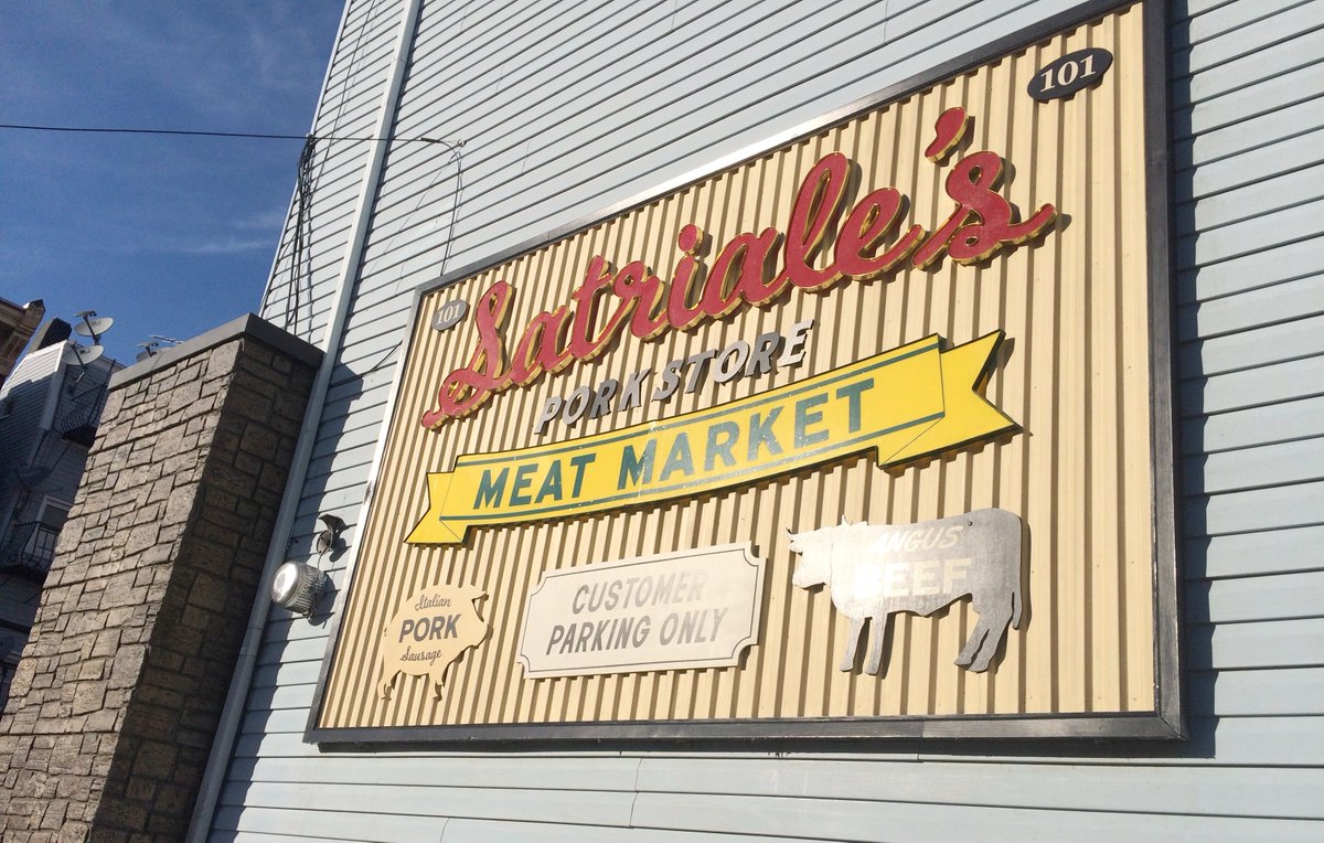 uncle_june's tweet photo. Satriale's Pork Store &amp; Meat Market have officially cut ties with rapper Kanye West over anti-Italian discrimination https://t.co/vraDkm2evB