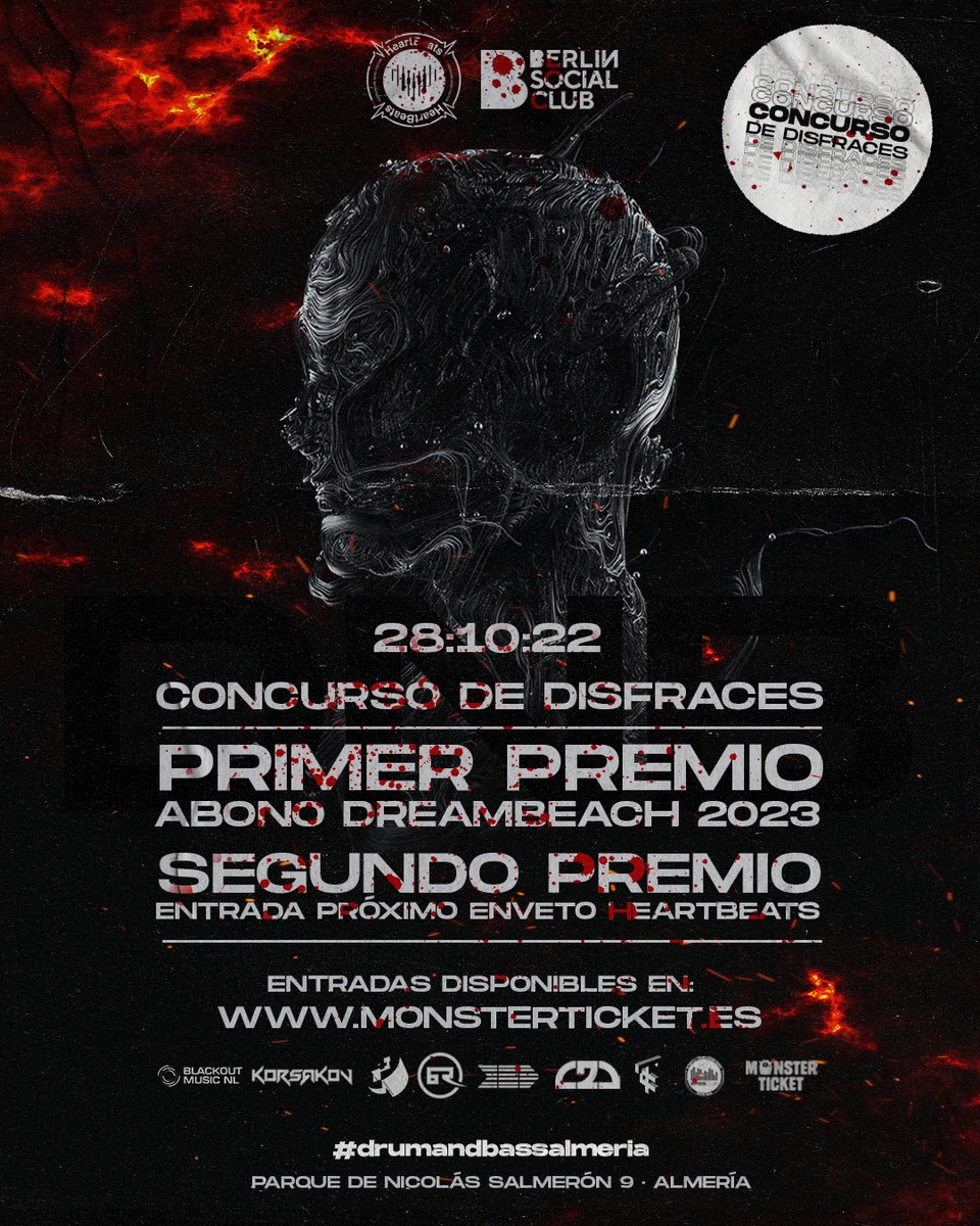 🎃 CONCURSO DE DISFRACES 🎃

¿Quieres ganar un abono para Dreambeach 2023 o un pase para la siguiente fiesta de @heartbeatsuniverse? 

Vente al instagram de los amigos de hearbeats que ahí te cuentan todo | IG: @heartbeatsuniverse
