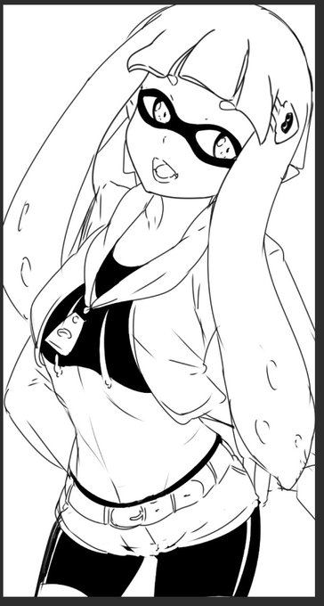 スプラトゥーンでイカちゃんが好きすぎて描いた
大きいイカちゃんと小さいイカちゃん 