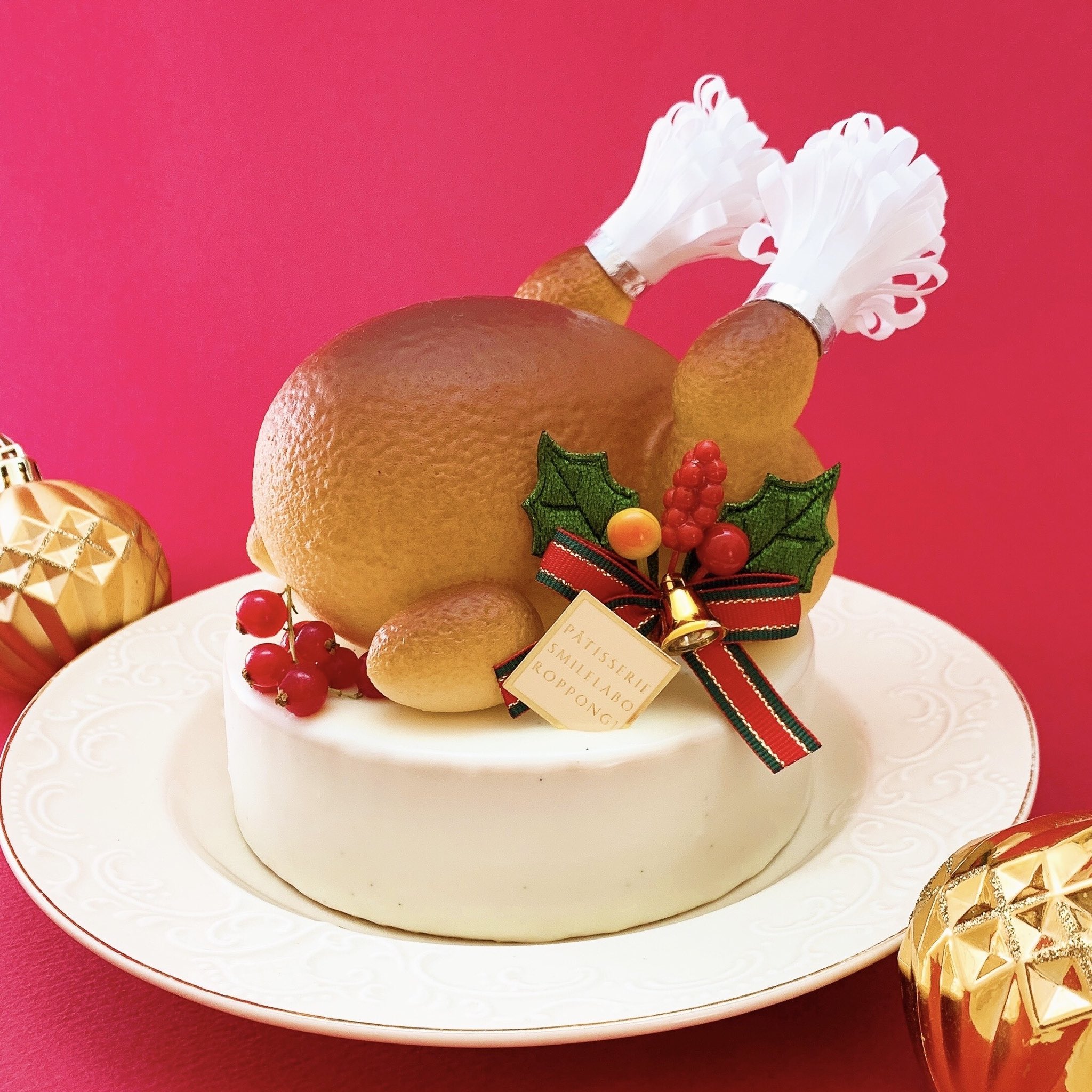 クリスマスホールケーキぼくのスマイル クリスマスホールケーキぼくのスマイル