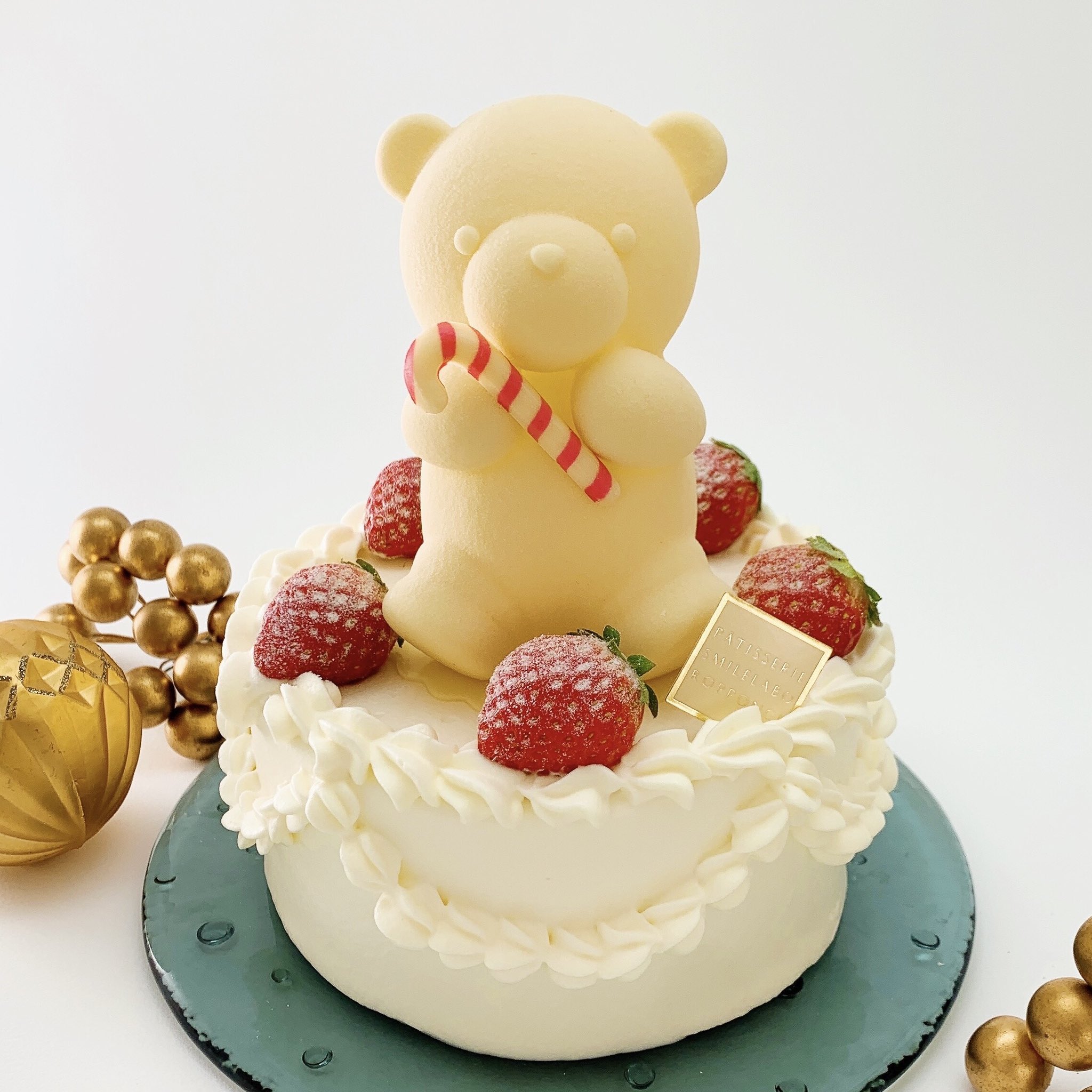 クリスマスホールケーキぼくのスマイル クリスマスホールケーキぼくのスマイル