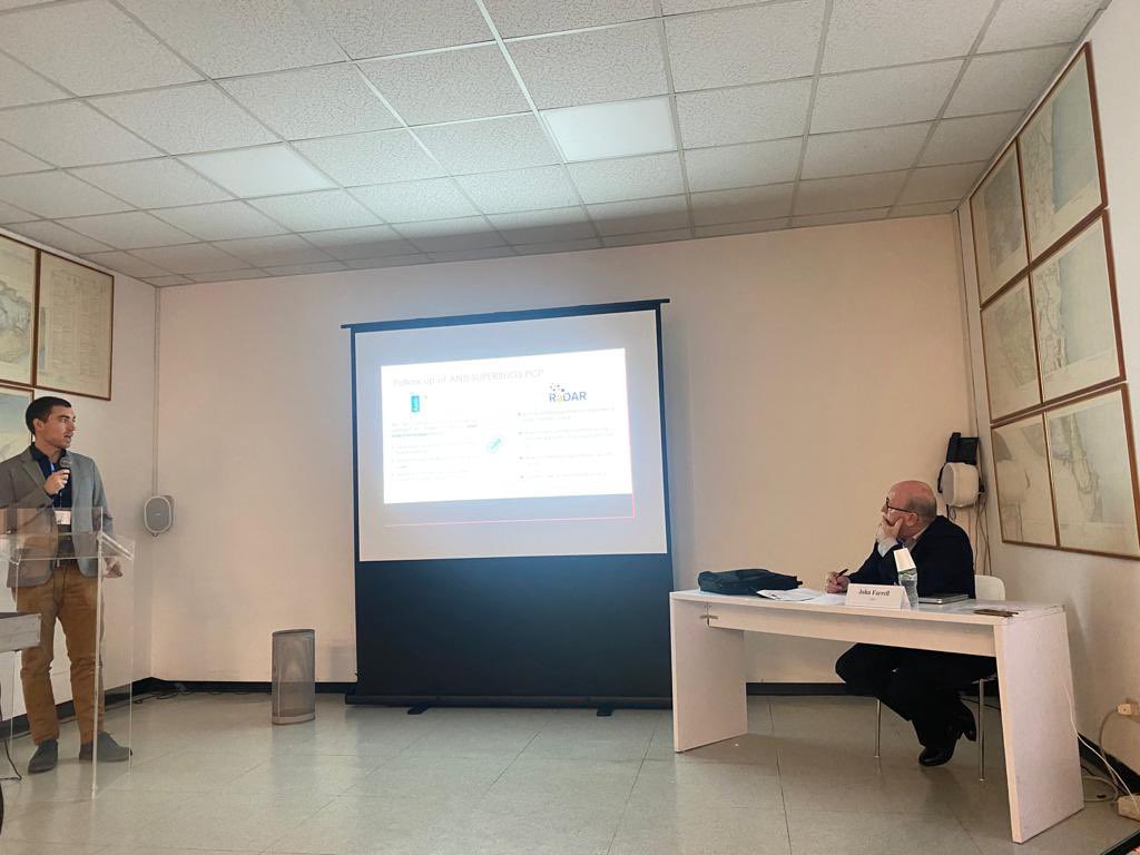 EIPAHA_Campania's tweet photo. Ion Arrizabalaga presents Radar approach to contrast anti microbial resistance in the EU today at #Metroxraine event in #Rome #CNR https://t.co/jsysIQngNV