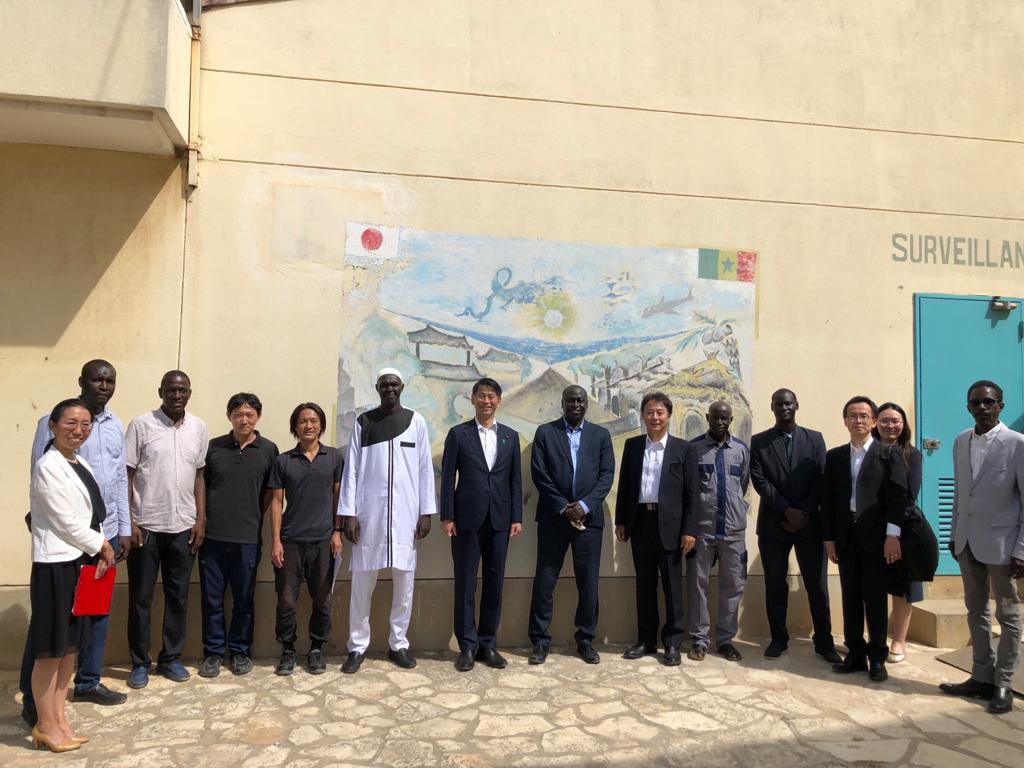 JapanEmbSenegal's tweet photo. Le 25 oct., SEM YAMADA, Ministre délégué du @MofaJapan_en a visité #CFPT #Sénégal #Japon et a apprécié la contribution de la coopération japonaise de longue date au développement des ressources humaines au #Sénégal et dans les pays voisins. #TICAD8 https://t.co/tmFb4Lgaus