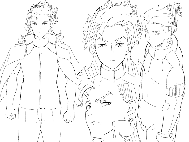 #水星の魔女 
グエル君練習 