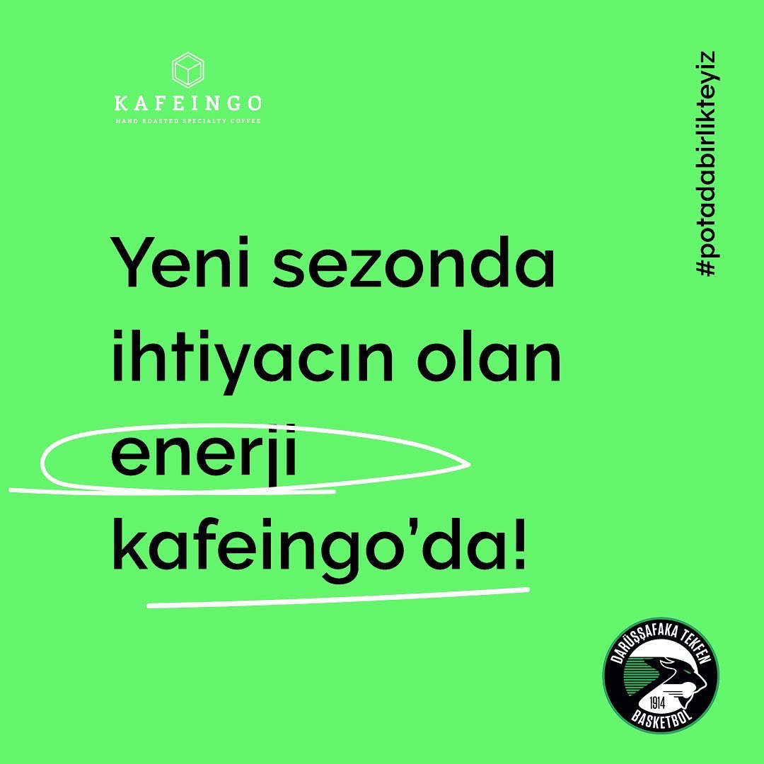 kafeingo's tweet photo. Sezon başladı! Enerji ihtiyacını #kafeingo'ya bırak! 😉👊

#DoğuşÖzdemiroğlu @dackabasket https://t.co/hz8wUaFzfH