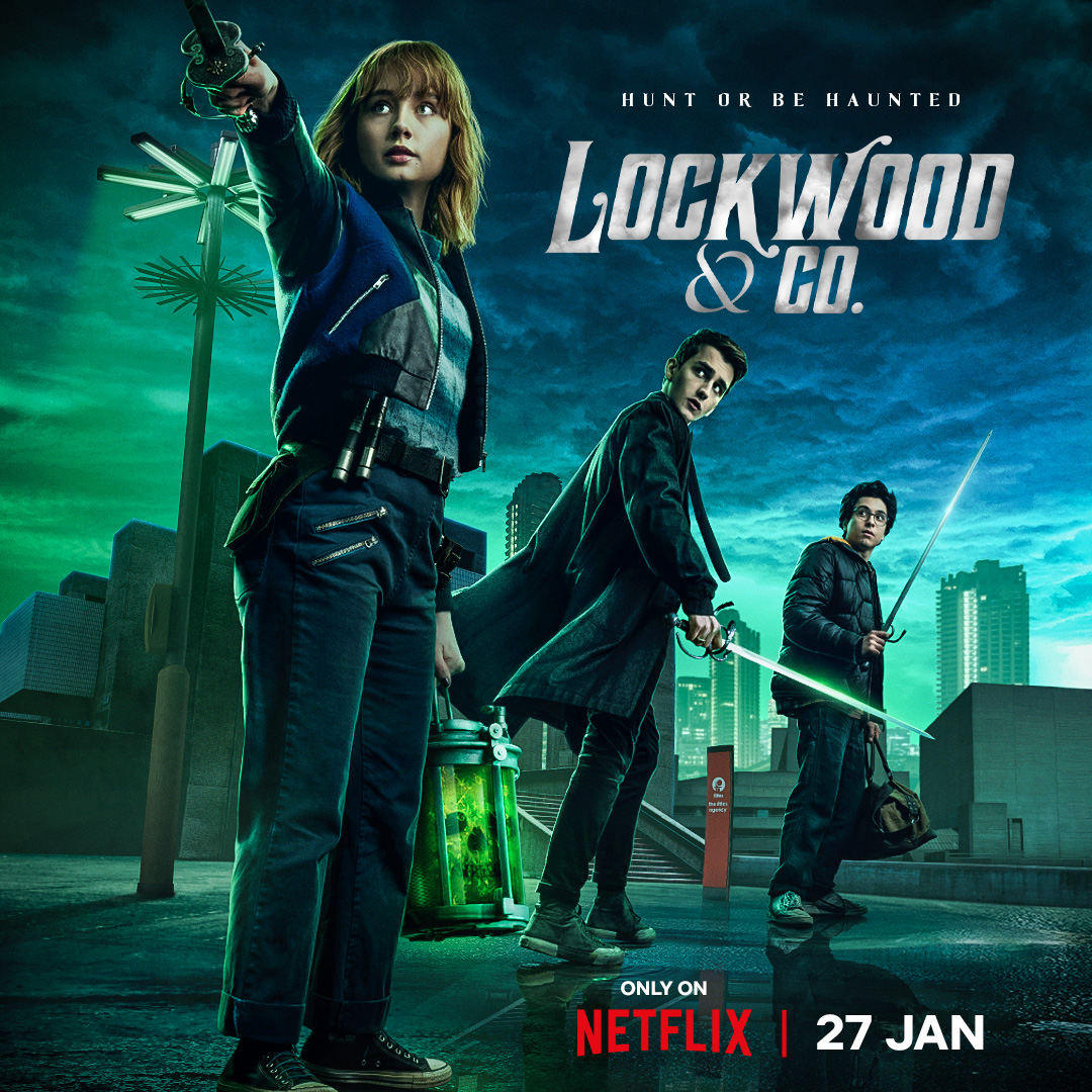 JonathanAStroud's tweet image. After dark, ring the bell and wait beyond the iron line. It's time to meet Lockwood &amp;amp; Co. 27 January on Netflix.
#LockwoodandCo @NetflixUK @FictionComplete @rubysstokes @alihadjiheshmat