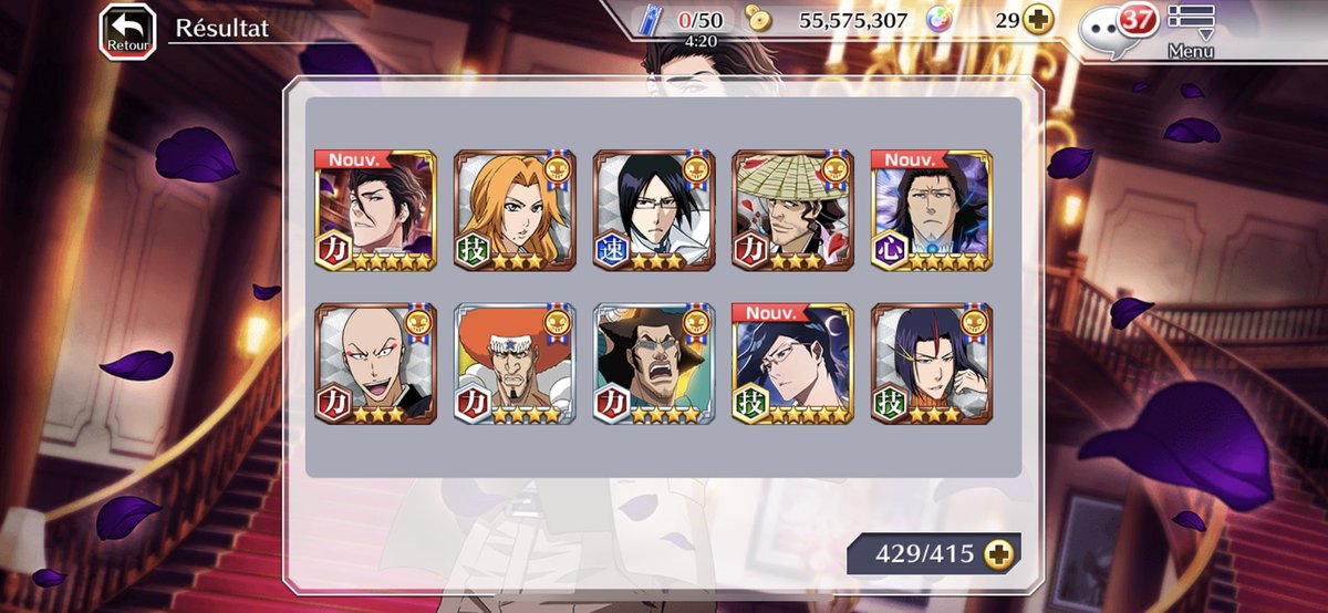 Mugetsu24302241's tweet photo. BWAHAHA LE BRAQUAGE, après 3k orbes le uryu qui tombe j’ai peter mon crâne. Sur son portail first mutli avec 3 New 😍😜 https://t.co/dnwdLjKpHX