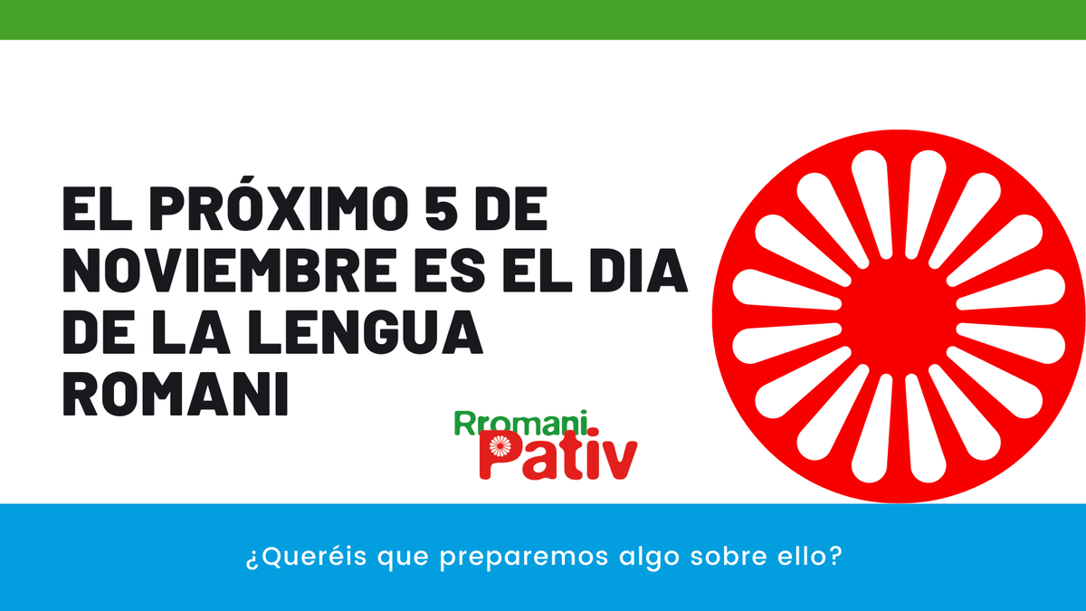 ¿ Hacemos algo para la Romaní Chib?

❤️ Si 
🔁 Por supuesto