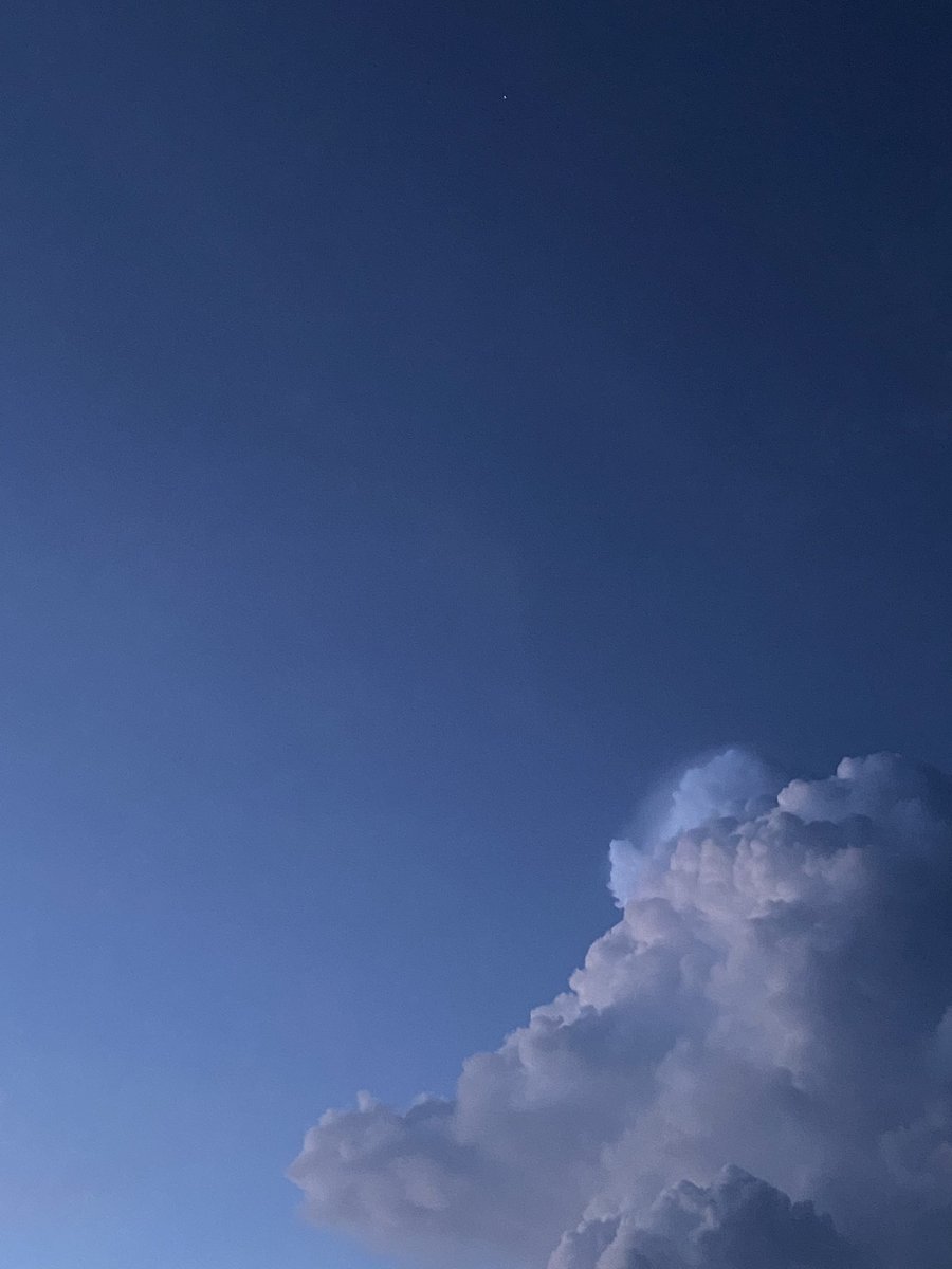 The sky before the rain