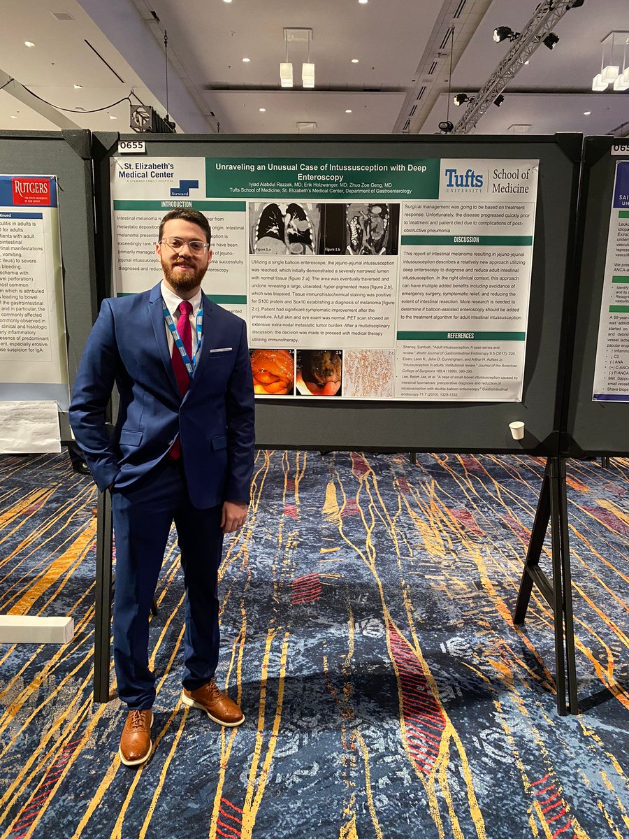 Pleased and honored to have presented a case on adult intussusception in my first #ACG meeting!! Thanks to @EHolzwanger and @DrZhoueGeng for their amazing mentorship #GITwitter #ACG2022 @AmcollegeGastro