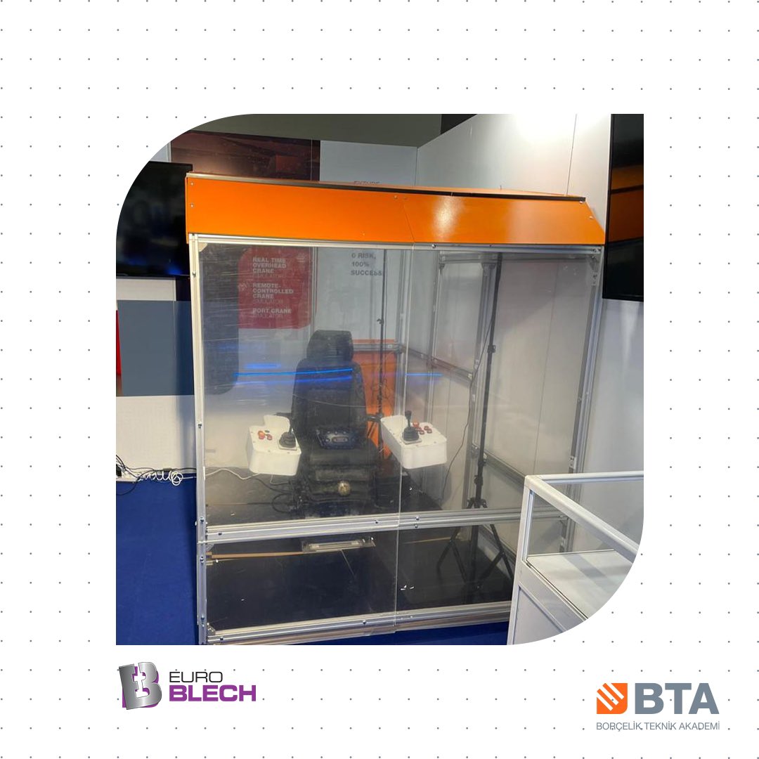 borcelikakademi's tweet image. EuroBLECH başladı!👋🏼
Dünyanın en büyük Sac Levha İşleme Teknolojisi Fuarı EuroBLECH'te dünyanın birçok bölgesinden gelen ziyaretçilerimizi ağırlıyor; sertifikasyon ve eğitimlerimiz ile ilgili bilgiler veriyor, Köprülü Vinç Simülatörümüzle çağın ötesine uzanıyoruz!💫
#euroblech