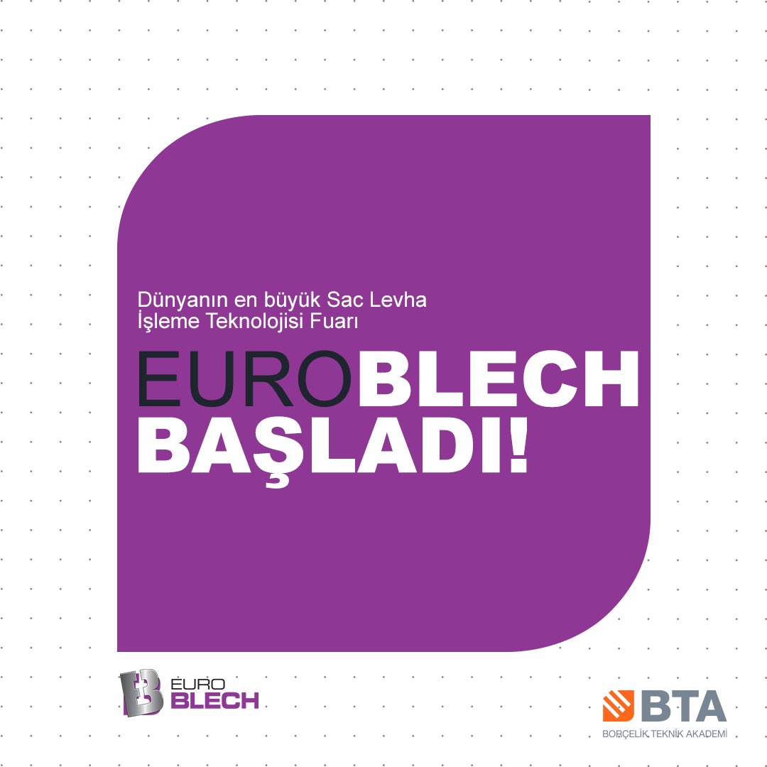 borcelikakademi's tweet image. EuroBLECH başladı!👋🏼
Dünyanın en büyük Sac Levha İşleme Teknolojisi Fuarı EuroBLECH'te dünyanın birçok bölgesinden gelen ziyaretçilerimizi ağırlıyor; sertifikasyon ve eğitimlerimiz ile ilgili bilgiler veriyor, Köprülü Vinç Simülatörümüzle çağın ötesine uzanıyoruz!💫
#euroblech