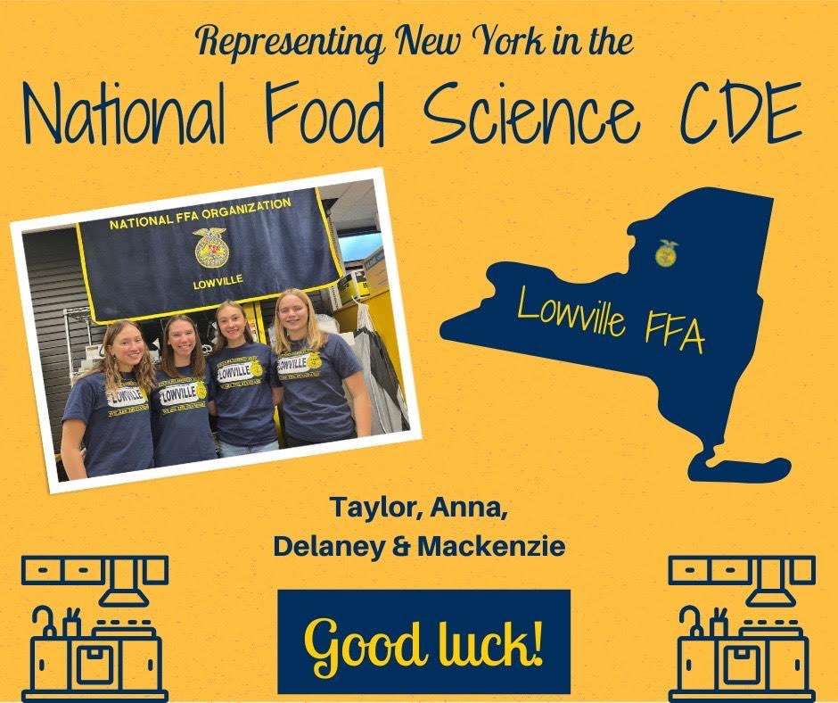 Good luck to our Food Science Team today as they compete at Nationals! #RaiderPride