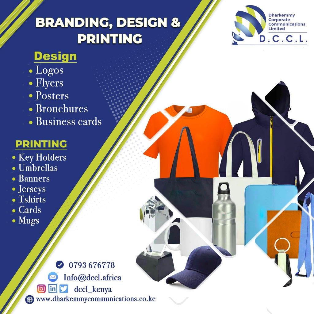 DCoLtd14's tweet photo. Looking for Branding and Printing Services, well, look no further!

We've got you covered!

Call us today on 0793676778.

#QualityisOurPriority #Branding #printing #Kenya #apparels #brandingdesign #printingservices https://t.co/aKGJcIL4u8
