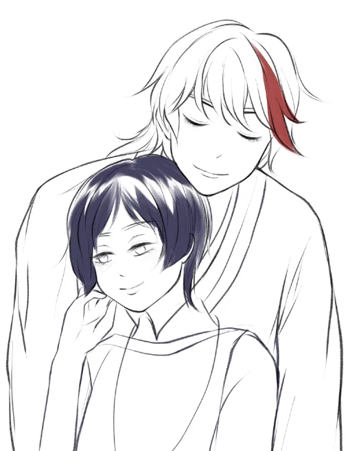 scaramouche and katsuragi wip #katsukuni 