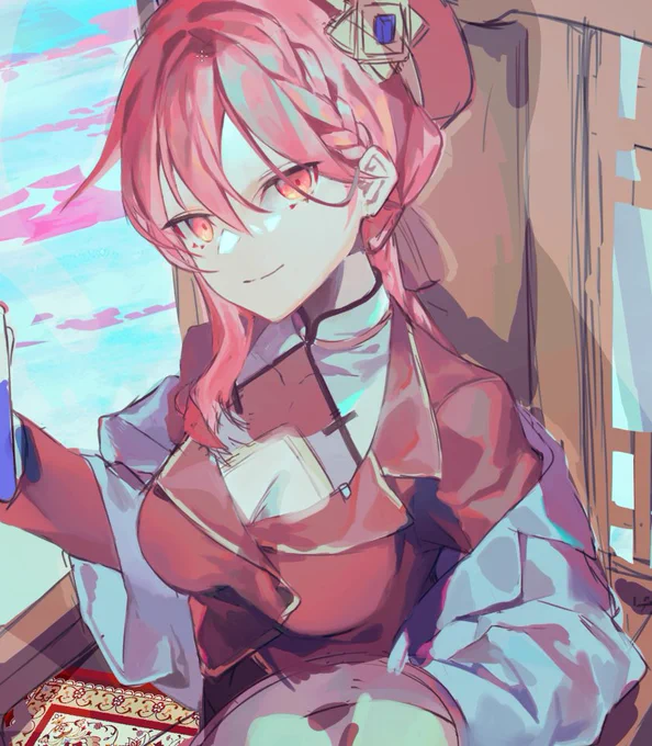 描き込みがんばるぞ久々のガッツリ厚塗りだ～ 