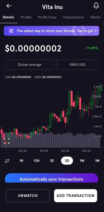 VitaInuCoinID's tweet photo. $VINU sekarang terdaftar di @FTX_app (Blockfolio)! 

#VINU #FTX #Blockfolio https://t.co/glmyJt8Aj1