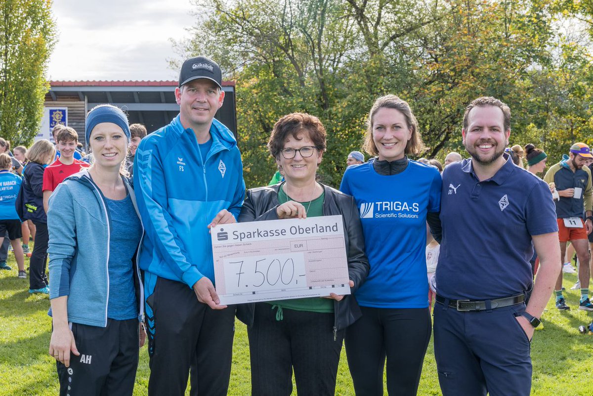 Happy to support Run for Kids - organized by ASV Habach - and contributing with 3000 € of the raised sum to the Children's Palliative Center Munich and SOS Children's Village Weilheim!