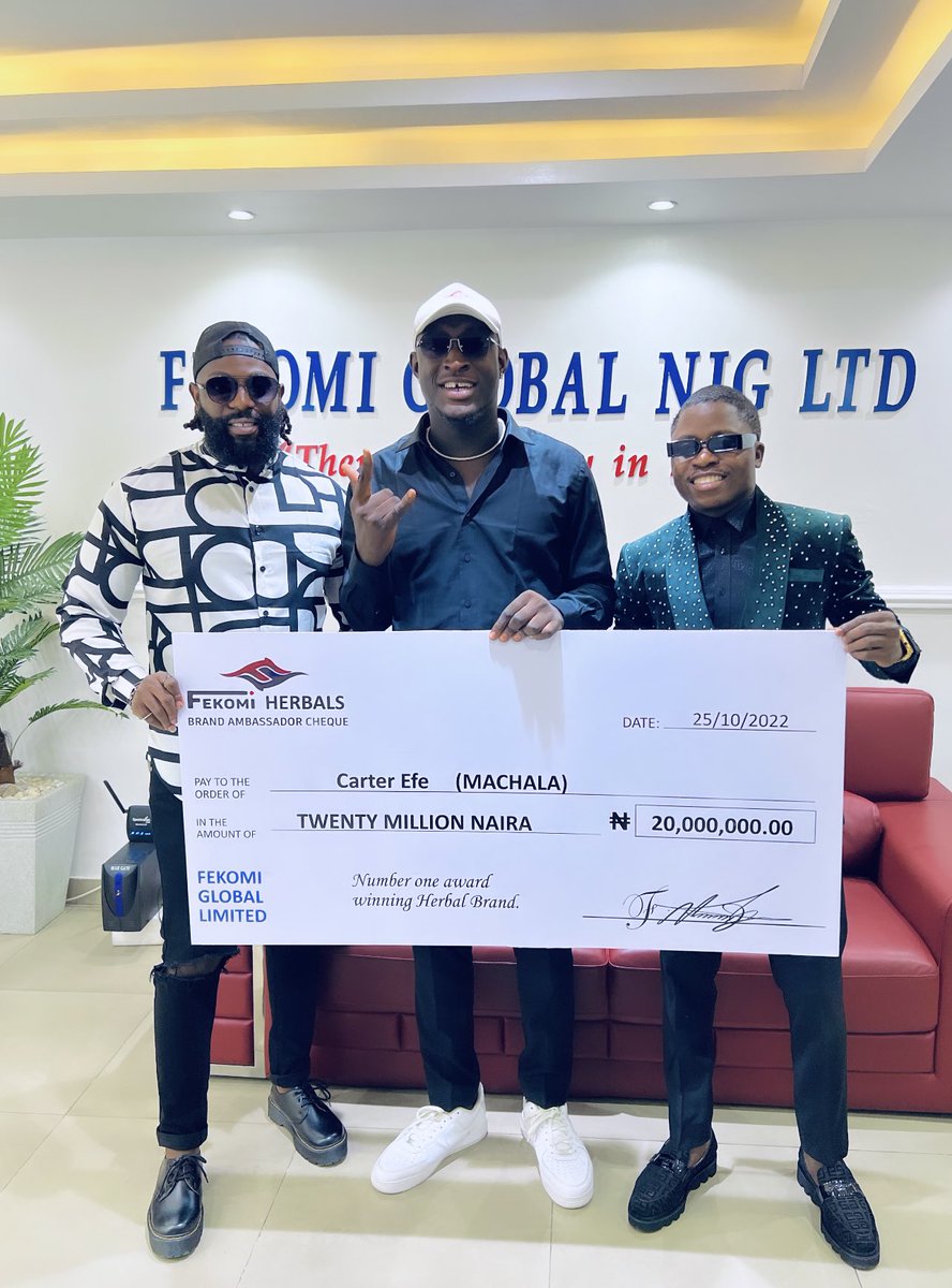 Congratulations to Naked Comedian.I’m proud to be the new family and ambassador of @fekomiherbals the best herbal brand in the whole world with reputable solution to Erectile dysfunction,infection ,infertility prostate issues and hormonal imbalances.