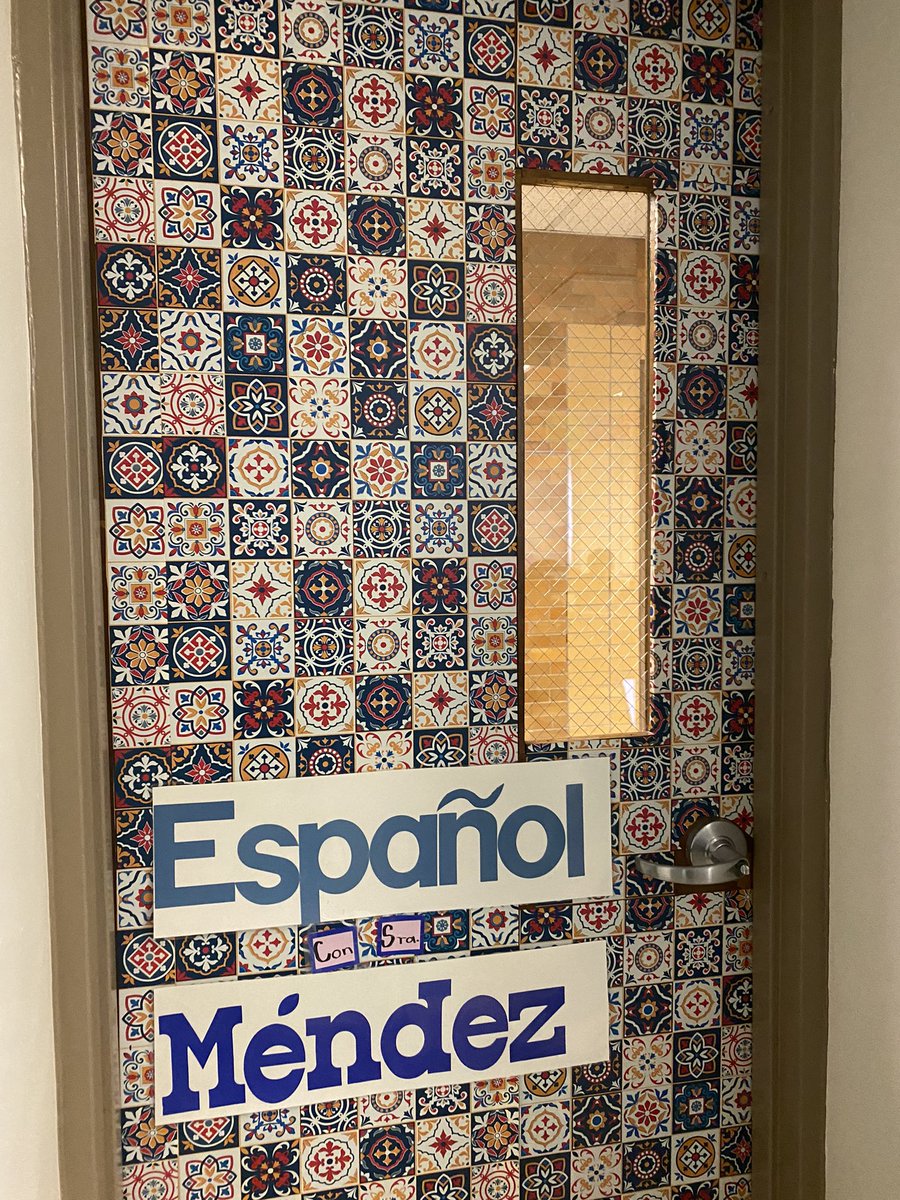 Beautiful door <a href="/GBHSaacps/">Glen Burnie High School</a> !  Thanks for a peak into the world language department!