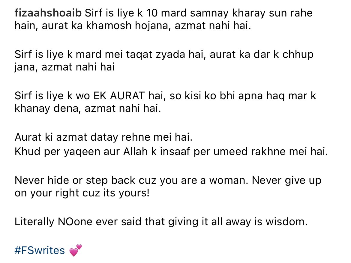fizaahshoaib's tweet photo. #Fswrites 💕 https://t.co/VVp84gNAnx