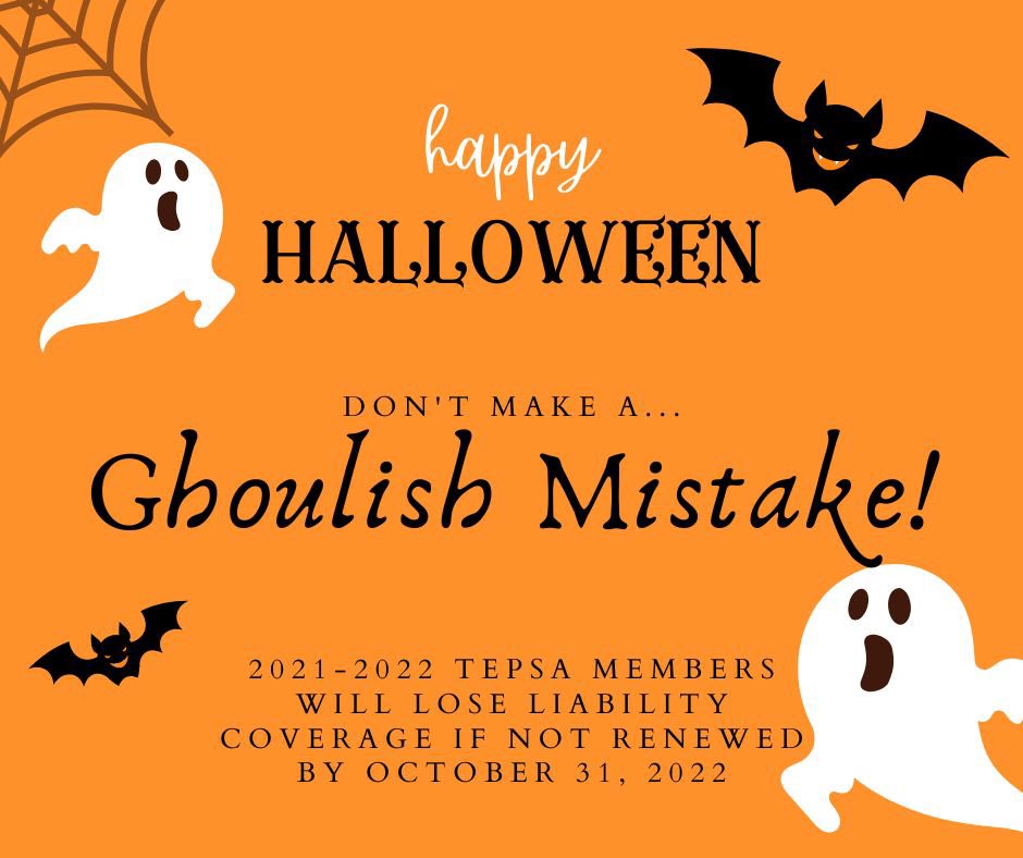 Calling all 2021-2022 TEPSA members…. Have you renewed your membership for 2022-2023?  #WeLeadTX