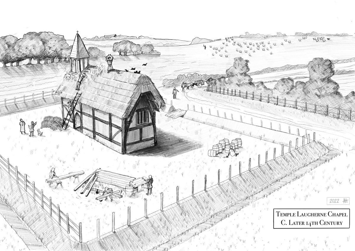 An unknown medieval chapel near Worcester is a rare find. Even more unusual is a jug depicting a knight. Yes, a medieval knight!

We'll be talking about our recent Temple Laugherne excavation &amp; much more at Worcs Archaeology Day on Nov 19th. Book now ➡️ bit.ly/WorcsArchDay22