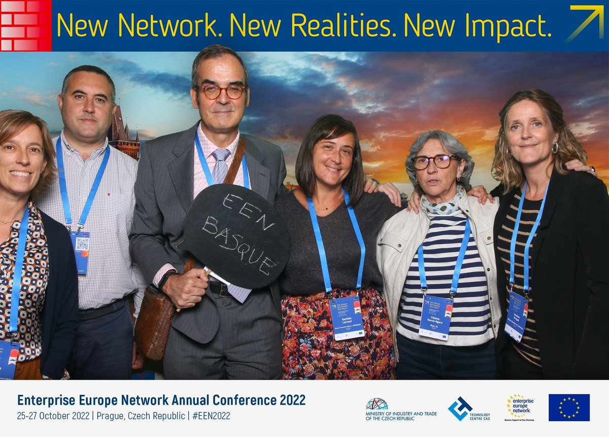 ¡Sin equipo no hay empresa!, y lo mismo se puede decir de <a href="/EEN_Basque/">EEN Basque</a>.
 
Hoy ponemos cara a algunos de sus representantes que han asistido a la #EEN2022 en Praga para aprender nuevas formas de ayudar a las pymes a innovar e internacionalizarse, junto con el resto de la <a href="/EEN_EU/">Enterprise Europe Network 🇪🇺</a> 🇪🇺