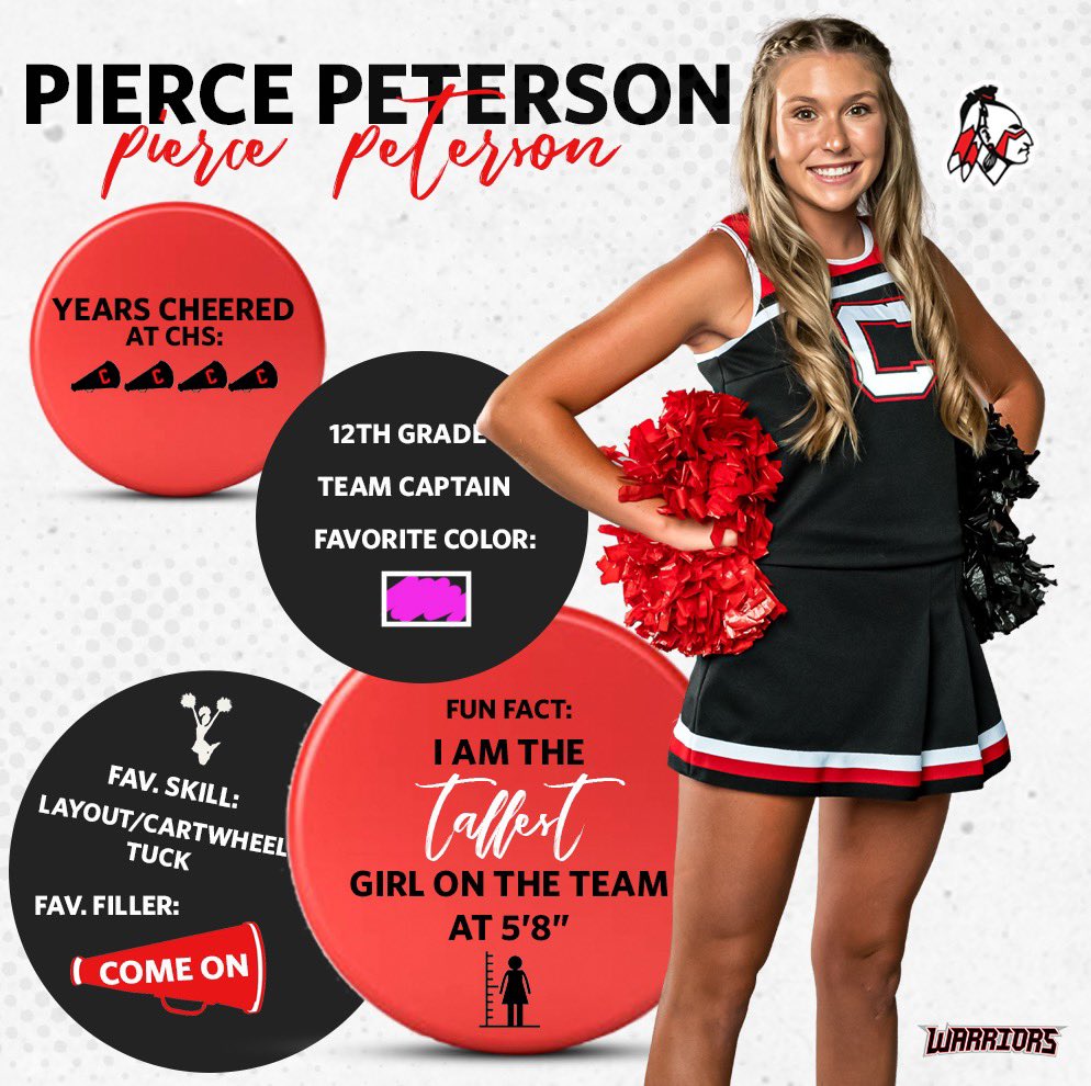 CorinthCheer's tweet photo. Rounding out our Captains is Senior Pierce Peterson. Thanks @teerage_photo for the picture! https://t.co/35ZwpiUaFt