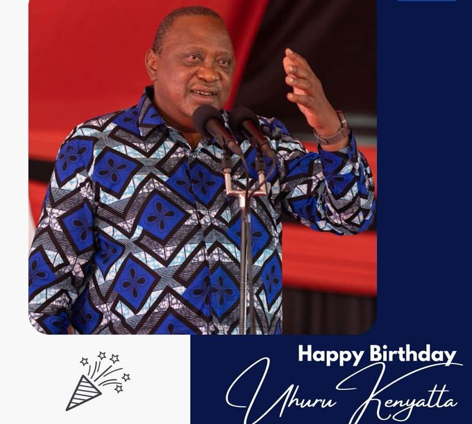 Happy Birthday rais Uhuru Kenyatta wa mashati kali kali! 