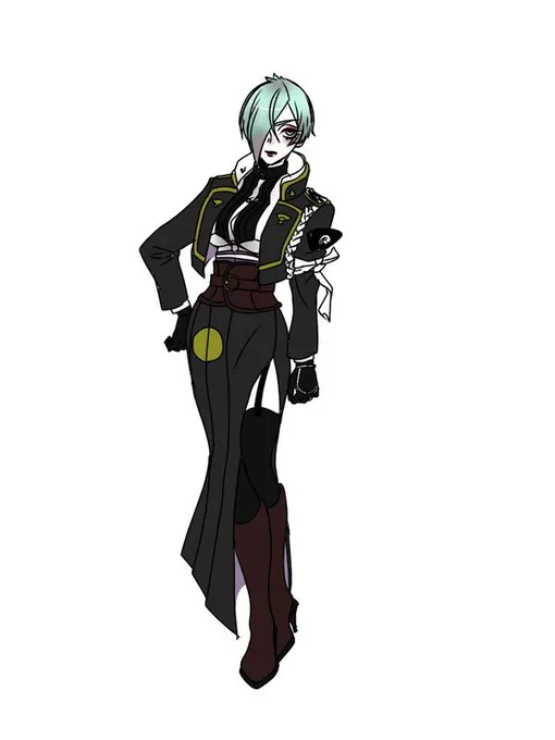 かなり前に描いてたにょた膝 