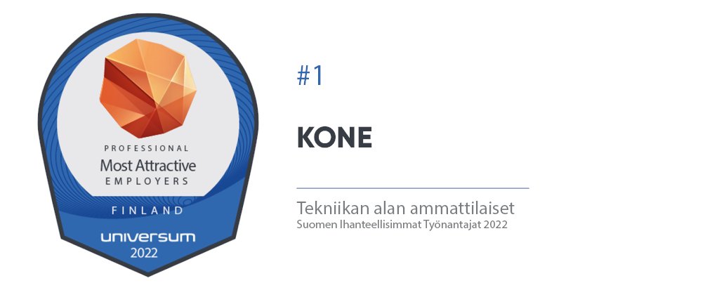 KONE Suomi (@konesuomi) on Twitter photo Tulokset ovat täällä! ✨
<a href="/UniversumGlobal/">Universum Global</a> teettämän vuotuisen tutkimuksen mukaan #KONE on Suomen ihanteellisin työnantaja tekniikan alan ammattilaisille, jälleen! 🏆
#KONElainen #universum Tulokset ovat täällä! ✨
<a href="/UniversumGlobal/">Universum Global</a> teettämän vuotuisen tutkimuksen mukaan #KONE on Suomen ihanteellisin työnantaja tekniikan alan ammattilaisille, jälleen! 🏆
#KONElainen #universum