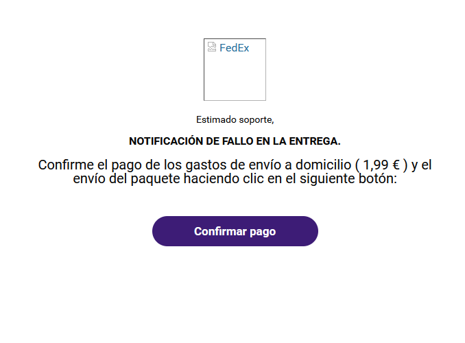 Llevo recibidos en esta mañana 12 correos como este, estoy por pagarle los 1.99€ para que deje de enviármelos  🤣🤣