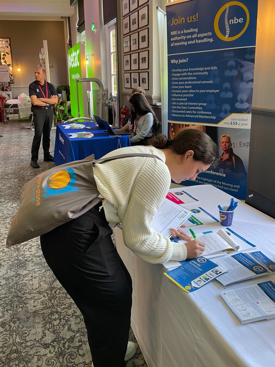 nbetoday's tweet photo. It's the final day of @DLFUK Moving & Handling People 2022, so grab the chance to come and meet us, see our publications and ask any membership questions at stand HL5.
#nbewelcome #nbeinformed #nbecommunity #MovingAndHandlingPeopleConference #MHP2022 https://t.co/SISs70Vybx