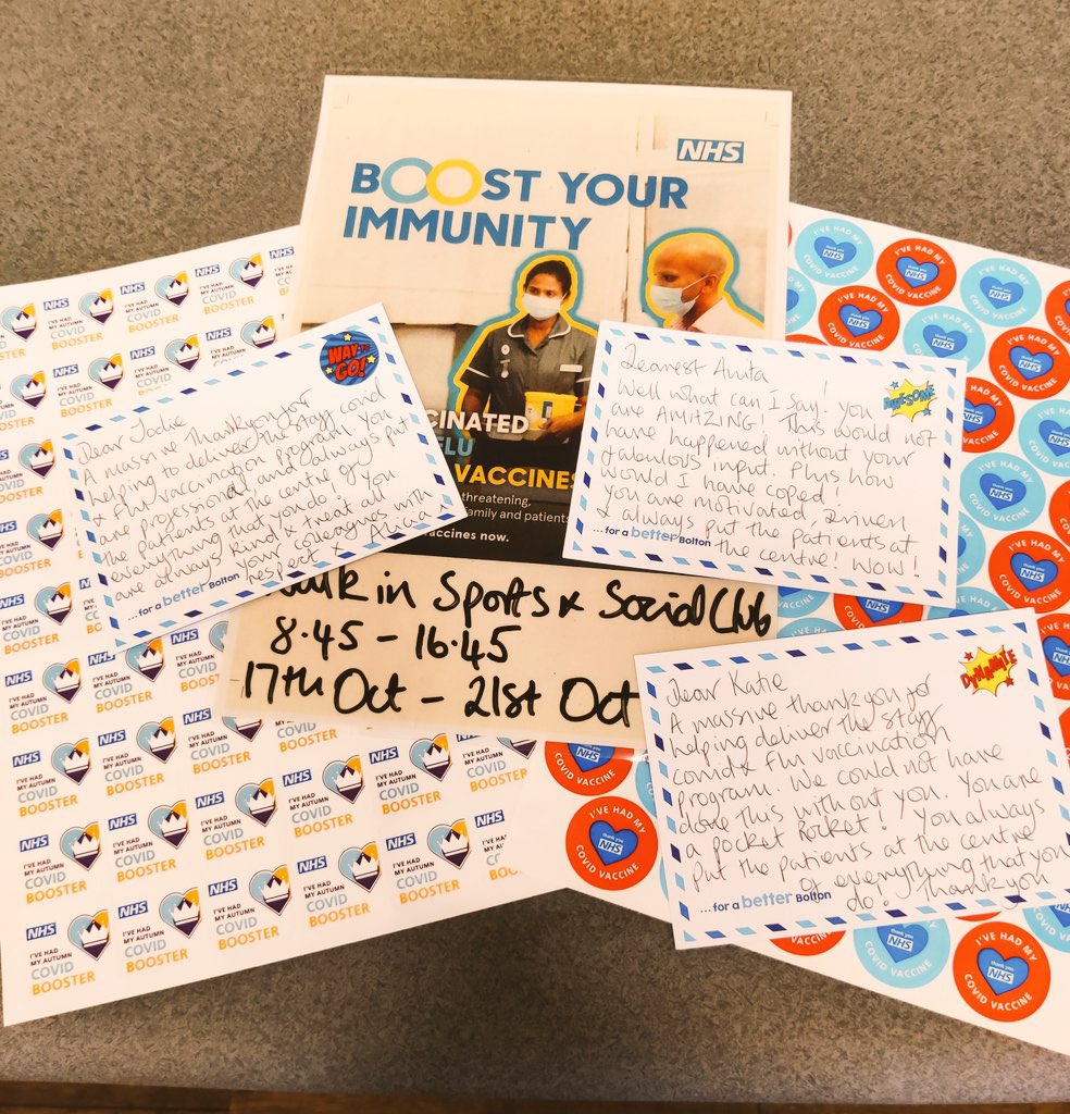 philmhenry's tweet photo. As we close the Vaccination Hub @boltonnhsft and move to a new roving model for staff vaccinations (catch us in BICs 3 today and Diagnostics Office tomorrow!) A huge #DSSD thank you to all involved this year! Special thank you to @Alicial08355707 who has led our clinical team! https://t.co/k3zD2NxQkd