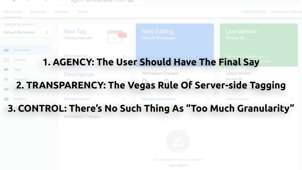 SimoAhava's tweet image. In my latest article, I discuss some of the unsolved problems with server-side tagging.
Mainly, I'm concerned about *user agency*, *data flow transparency*, and *granular control* – all things that server-side tag management should focus on.
simoahava.com/analytics/agen…
#measure