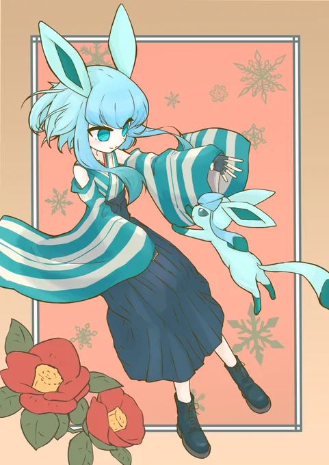 #イラストを4枚貼ると秋風に乗って絵柄を好いてくれる人の元へ届くらしい とどけ。 