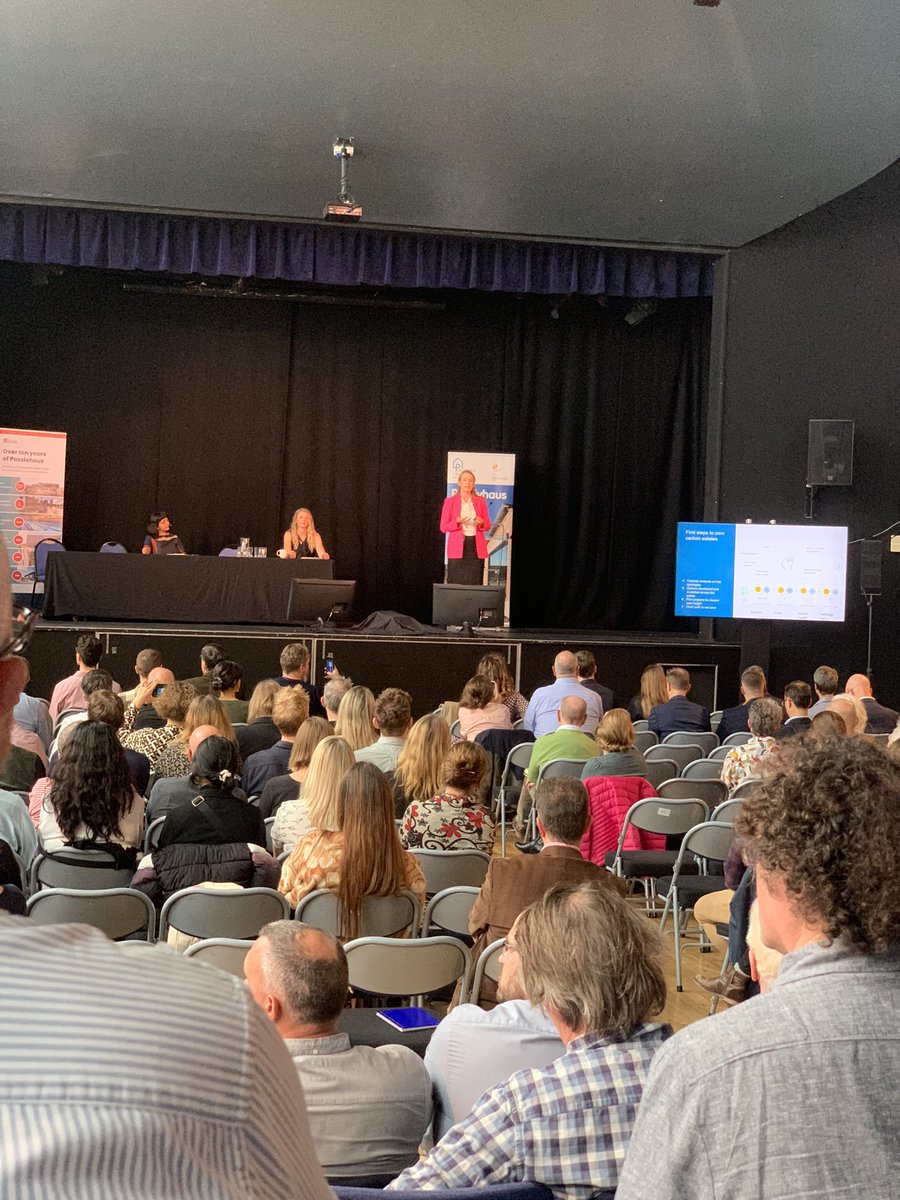 paperigloovoice's tweet image. Today we’re at @PassivhausTrust conference in Exeter. Great talks so far from @AnnMarieFallon_ of @ArchitypeUK &amp;amp; Ashmi Thapar @BellPhillipsArc on large scale #passivhaus projects. 👌🏼
