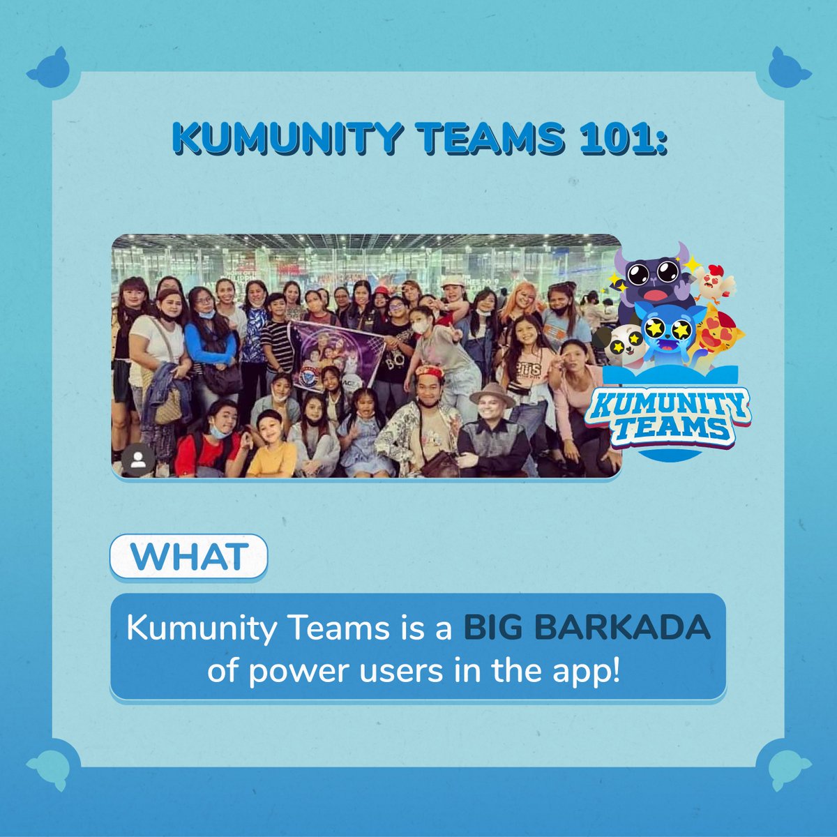 kumuPH's tweet photo. Take your Kumunity experience to the NEXT LEVEL with #KumunityTeams π₯π #TaraKumu, ikaw na lang kulang! Kanina pa kita hinihintay, bestie. https://t.co/aDqDQvKNXu