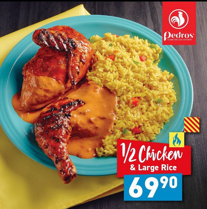 MsCleopatra_'s tweet photo. Have y’all peeped that new ad from @PedrosChicken😂 not that kid almost requesting  the other chicken that is not Pedros pls😭 go check it out💃🏻

It’s either you’re with Pedros team or you’re with those other ones🔥

WHO ARE YOU WITH maybe I’ll buy you some some ?? #YouMeanPedros https://t.co/5xhNl625JY