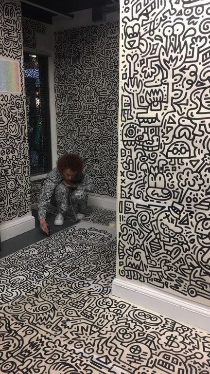 raskolnik68's tweet photo. #BuenosDiasATodos #GoodMorningTwitterWorld #GoodMorningEveryone 
#art #doodle #drawing #dibujo #painting #beautyiseverywhere 
Obra del artista británico #SamCox #MrDoodle vía #Pinterest https://t.co/ilyv2gGctp