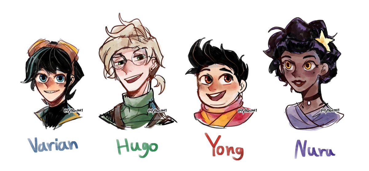 LCrextor's tweet photo. The #Radicalteam! #VAT7K #Varianandthesevenkingdoms #Hugo #Nuru #Yong #Varian #HugoVAT7K #NuruVAT7K #YongVAT7K #VarianTTS #VarianVAT7K https://t.co/vyyCT8Nqtu