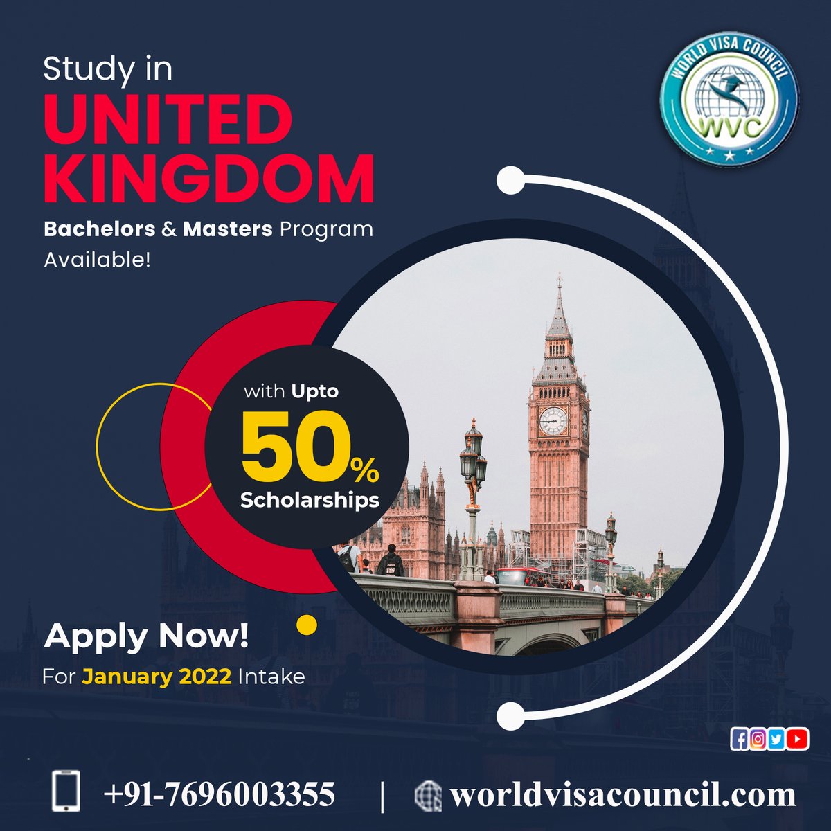 WORLDVISACOUNCL's tweet photo. Learn more about the courses in UK by visiting our office for a free counseling session.
Apply now! #worldvisacouncil
Visit our website: https://t.co/yOz1TVJXDZ
 Call Us:  +91-7696003355 

#supervisacanada #canadaimmigration #workvisa #workCanada #canadavisa  #ukstudyvisa https://t.co/VDVZPFF7YZ
