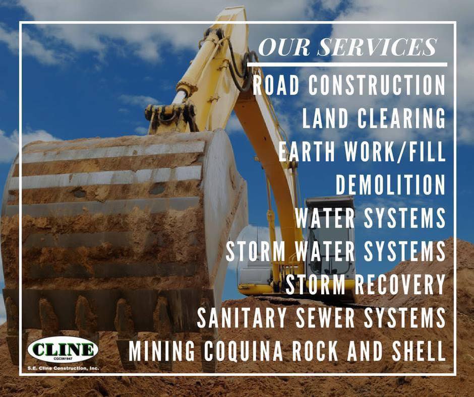 SEClineConstruc's tweet image. Our land development group offers complete site development packages for residential subdivisions, commercial, and industrial complexes, as well as a variety of other services, including demolition, and fighting forest fires. 
clineconstruction.net