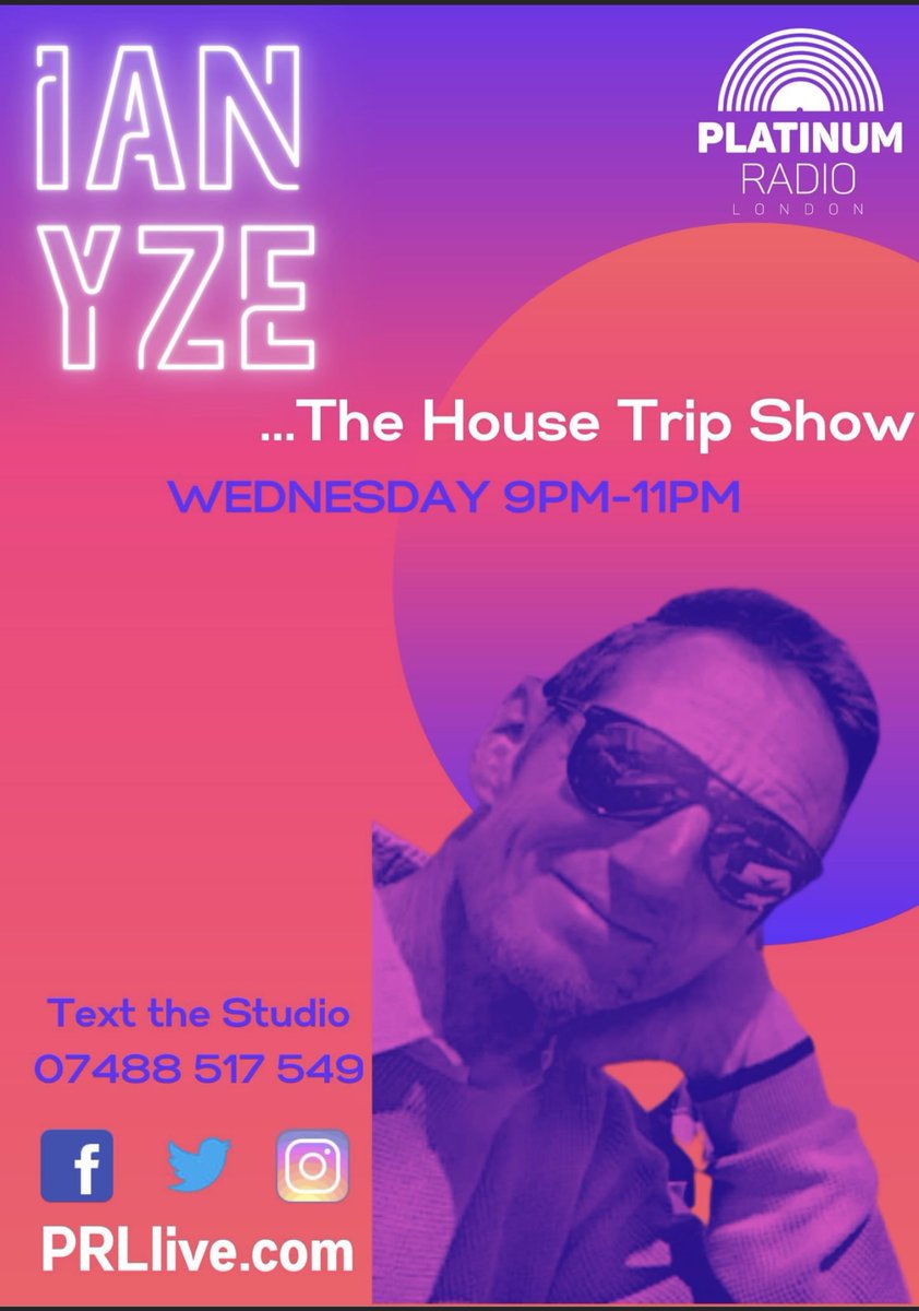 platinumradio15's tweet photo. Ian Yze moving to Wednesdays with his House Trip Show starting tonight from 9pm 
A show NOT to be missed!!! 
Taking you back to the 90’s tonight 🙌🏼
https://t.co/2Zy3FyTmYX https://t.co/zEF51pKg0P