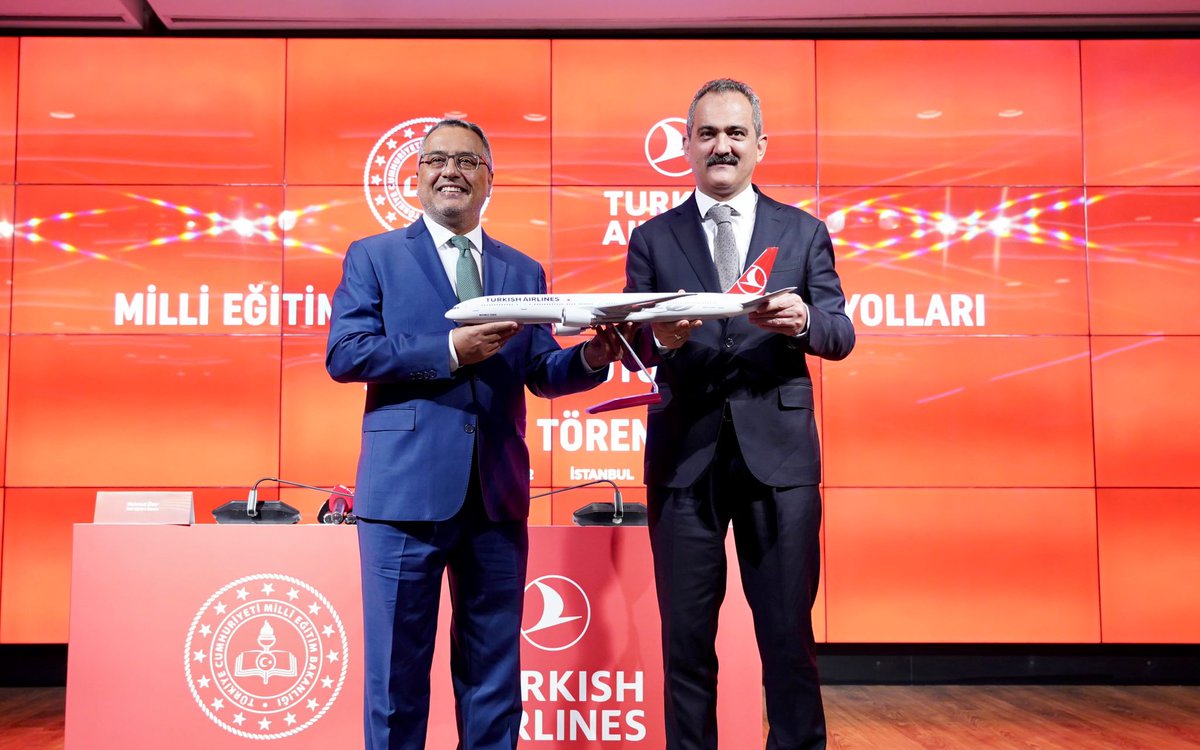 tcmeb's tweet photo. Bakanlığımız ve Türk Hava Yolları Arasında İş Birliği Protokolü İmzalandı

Protokolle Millî Eğitim Bakanlığına bağlı yurt içindeki resmî okul ve kurumlarda görev yapan öğretmenlere ve YLSY bursiyerleriyle eş ve çocuklarına indirimli uçuş imkânı tanındı.

👉https://t.co/lvbcDenwOK https://t.co/vEIYWSDqwv