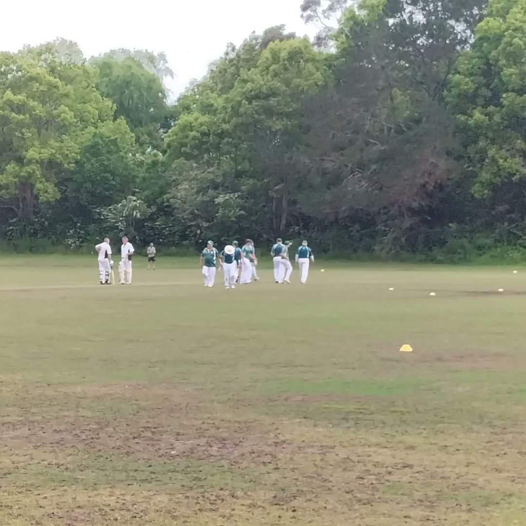hamishneal's tweet photo. Game two (round 3) Having an agreed dead-ball area due to the mud was certainly unique. Despite Gus hauling us back into the game during our chase we fell short by 11 runs. Was batting at the end but couldn't help get us over the line. Took a catch though @LisarowCC #swoopdown https://t.co/uLrrNyLHik