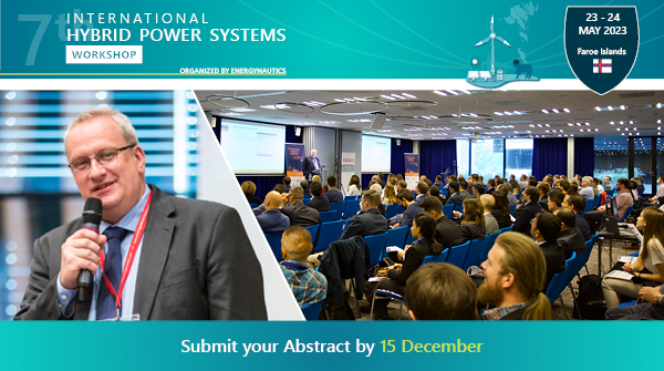 #CallforPapers: #HybridPower Systems and #HybridPowerPlants in the focus of 7th Hybrid Power Systems Workshop on the Faroe Islands. Submit your abstract by 15 Dec!
hybridpowersystems.org/callforpapers/
#HYB23 #EnergyStorage #Microgrid #Renewables