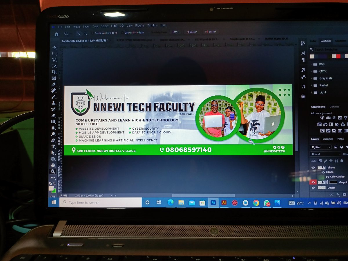 TechFacultyNG's tweet photo. Nnewi Tech Faculty banner. Design by our very own @JeccoJ
Topnotch graphic designing is one of the skills you learn in Nnewi Tech Faculty.
Don't hesitate,join us today
#NnewiTechFaculty #NnewiTechCommunity #Tech #Nnewi https://t.co/P1w9L9jPBa