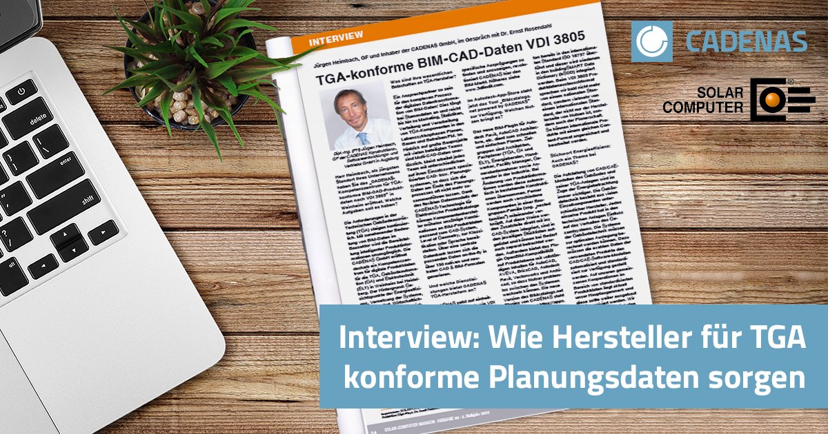 CADENAS GmbH (@cadenas_de) on Twitter photo Wie Hersteller für #TGA konforme #BIM #CAD Daten nach #VDI3805 sorgen können, verrät Jürgen Heimbach in einem exklusiven Interview mit Dr. Ernst Rosendahl, Gründer der <a href="/SOLARCOMPUTER/">SOLAR-COMPUTER</a> GmbH.
cadenas.de/preview.php/de…
#engineering #digitaltwin #digitaltransformation #architecture Wie Hersteller für #TGA konforme #BIM #CAD Daten nach #VDI3805 sorgen können, verrät Jürgen Heimbach in einem exklusiven Interview mit Dr. Ernst Rosendahl, Gründer der <a href="/SOLARCOMPUTER/">SOLAR-COMPUTER</a> GmbH.
cadenas.de/preview.php/de…
#engineering #digitaltwin #digitaltransformation #architecture